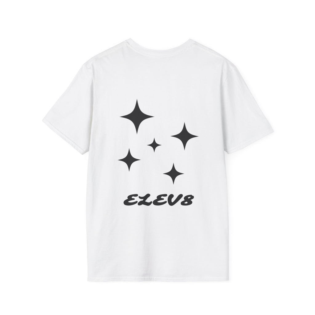 Elev8 Rise Higher Tee. (White/Sport Grey)