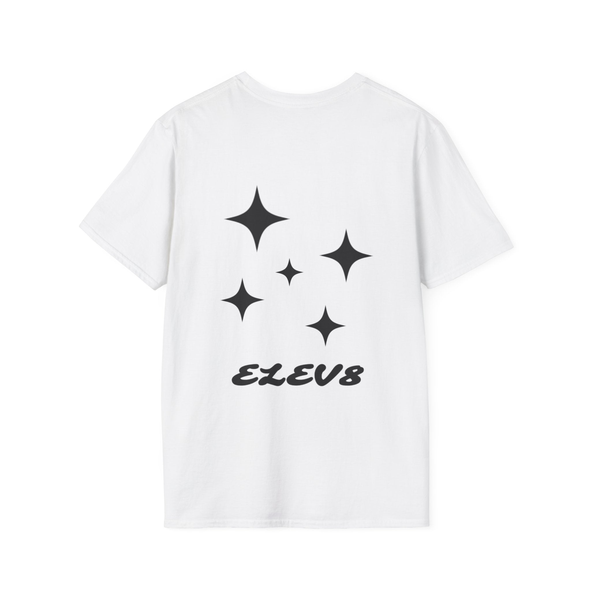 Elev8 Rise Higher Tee. (White/Sport Grey)