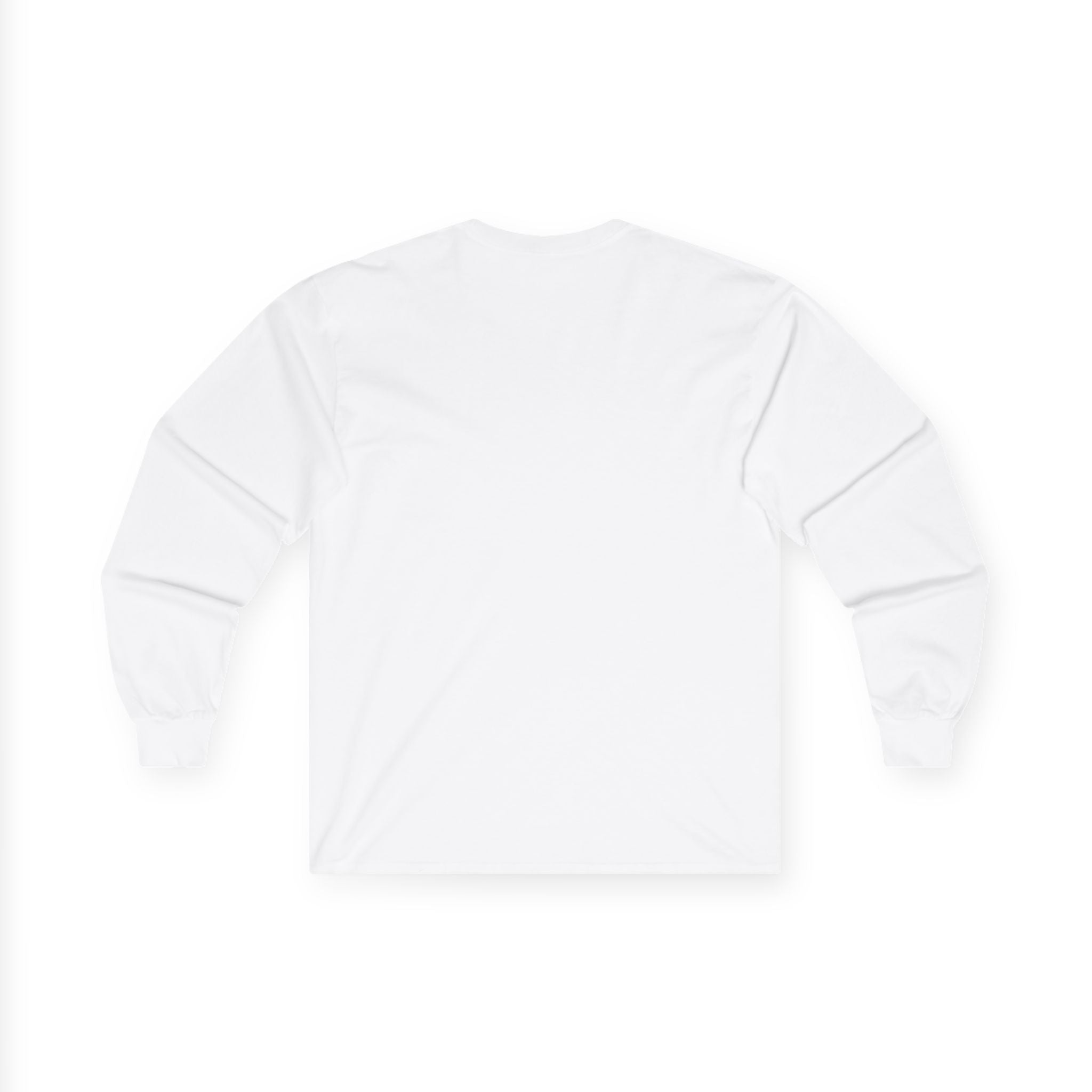 Elev8 Plain Long Sleeved Shirt. (White)
