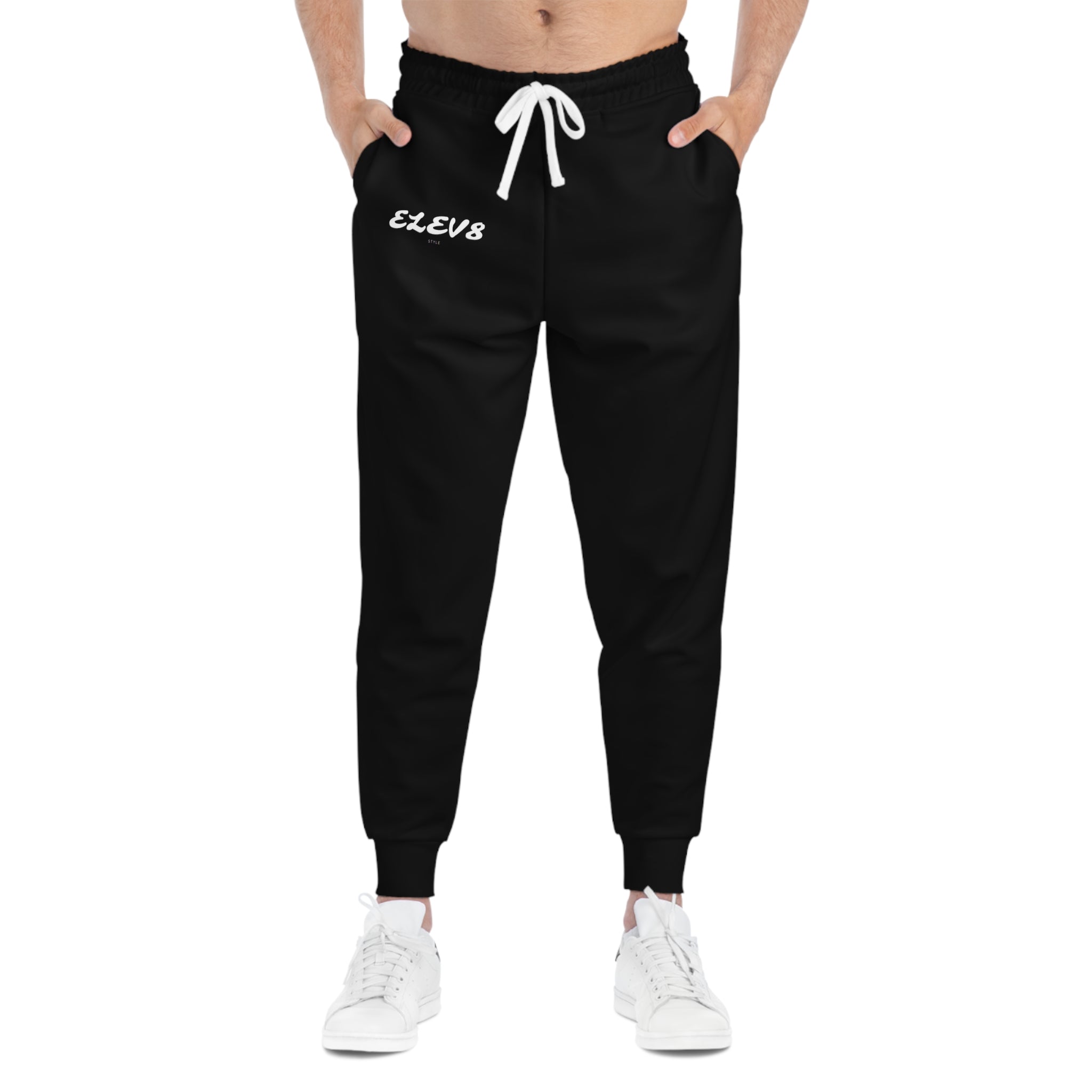 Elev8 Plain joggers. (Black)