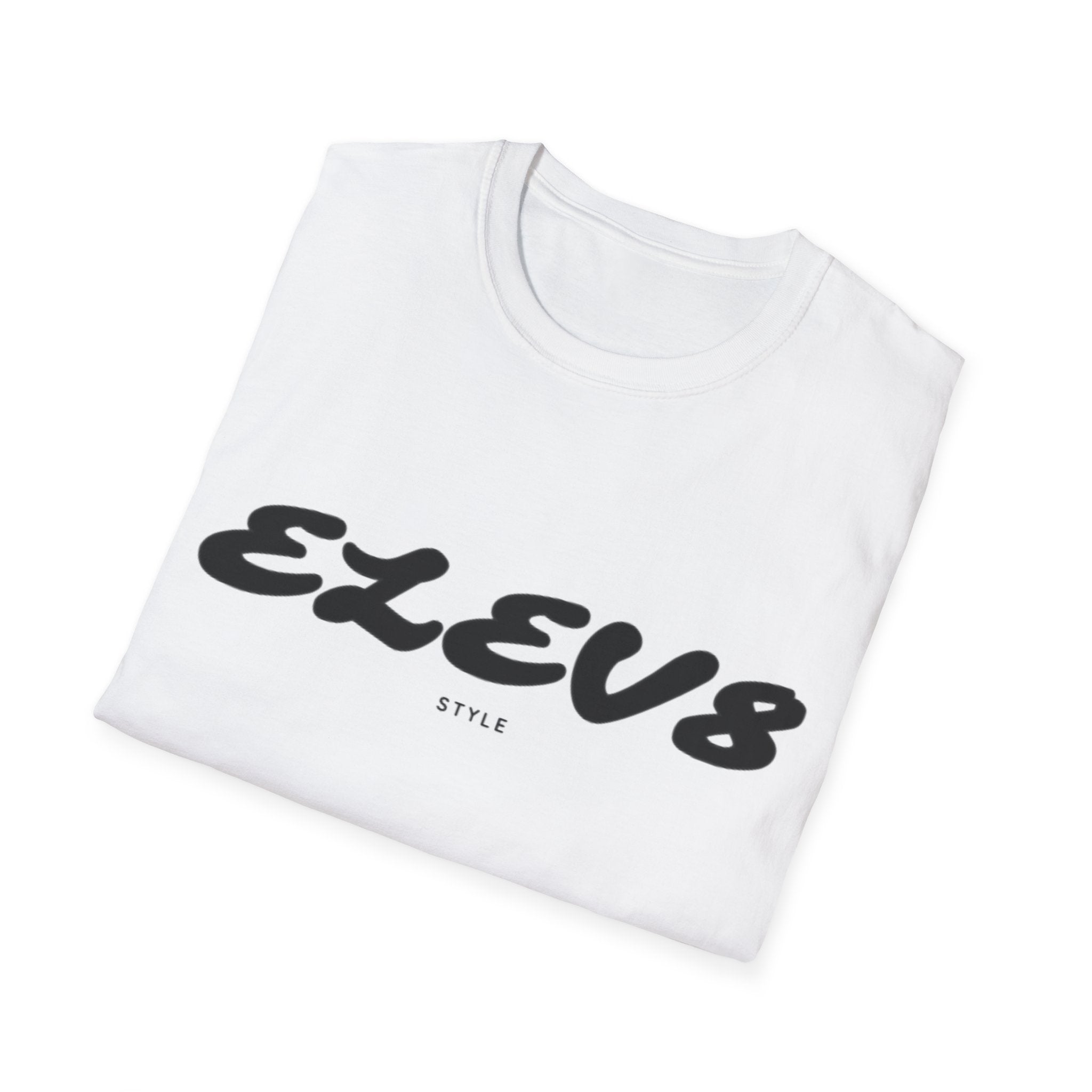 Elev8 Plain Tee. (White)