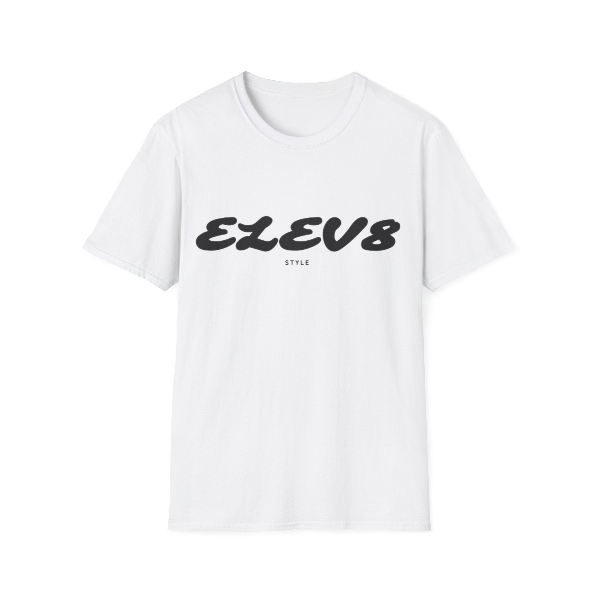Elev8 Plain Tee. (White)