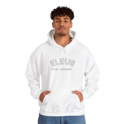 Elev8 Rise Higher Hoodie. (White/Sport Grey/Ash)