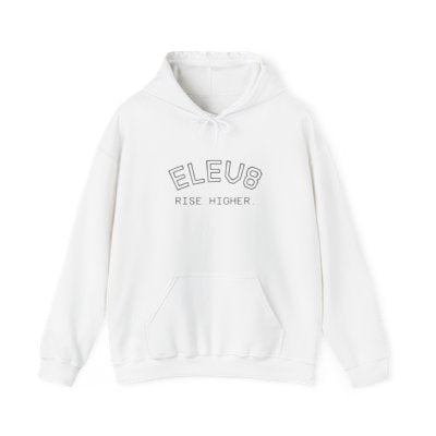 Elev8 Rise Higher Hoodie. (White/Sport Grey/Ash)