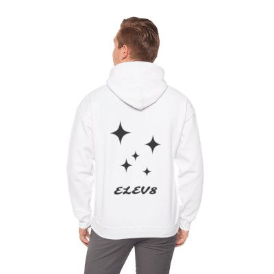 Elev8 Rise Higher Hoodie. (White/Sport Grey/Ash)