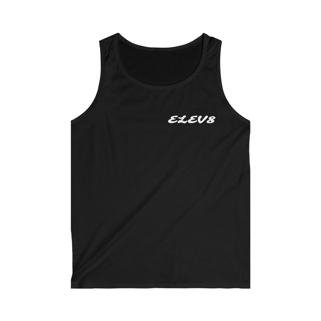 Elev8 Plain Tank Top. (Black)